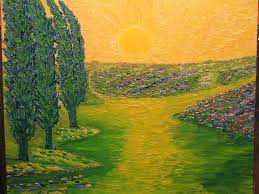 Check spelling or type a new query. Cypress Sun Valley Flower Fields Painting David Wasko Art