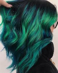 The 13 Hottest Mermaid Hair Color Ideas You Ll See In 2020 Green Hair Colors Medium Hair Styles Mermaid Hair Color