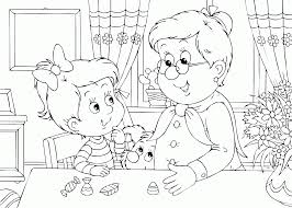 Happy birthday kids fun balloon. Coloring Pages Related Happy Birthday Grandma Colorine Net 3817 Coloring Home