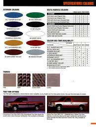 Chevrolet Silverado Paint Codes Color
