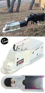 Demco Channel Tongue Trailer Coupler Ez Latch Zinc 2 Ball Bolt On 10 000 Lbs Demco Straig Trailer Coupler Trailer Latches