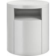 White 2 draw modern rounded nightstands. Pin On Nightstands