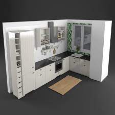 Historical knowledge of greek furniture is derived from various sources, including literature, terracotta, sculptures, statuettes, and painted vases. 3d Ikea Kitchen Set 1 Cgtrader