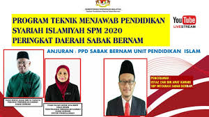 Pejabat pendidikan daerah sabak bernam lot 25 & 27, jalan besar 45200, sabak bernam selangor darul ehsan. Program Teknik Menjawab Pendidikan Syariah Islamiyah Spm 2020 Peringkat Daerah Sabak Bernam Youtube