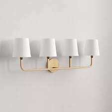 Climsland 4 Light Vanity Light Vanity Lighting Brass Bathroom Light Fixtures Brass Vanity Light