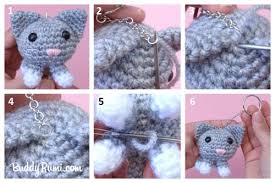 Find & download free graphic resources for knitting pattern. Free Amigurumi Pattern Kitty Got My Key Buddyrumi Crochet Keychain Pattern Crochet Keychain Crochet Animal Patterns