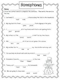 Worksheets Of Homophones Katyphotoart Com