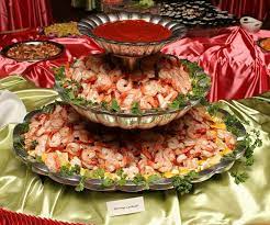 Two different ways to make the perfect shrimp, plus three different dipping options! Pinncatering Com Buffet Food Food Displays Shrimp Cocktail Display