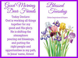 I hope you have a blessed tuesday and that joy never leaves your heart. Divine Inspiration Quotes For Blessed Sunday Morning Friend Good Morning Tuesday Morning Blessings Tuesday Greetings Dogtrainingobedienceschool Com
