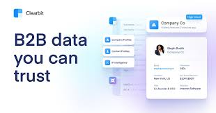 Screenshot of Clearbit