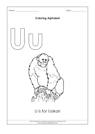 You can use this colouring book to help children learn new words in a fun way and improve their english. Letter Coloring For Uakari Alphabet Alphabet Worksheets Pdf Download Worksheets Preparing For 7th Grade Math Crossword Puzzles With Answers Example Of Business Math Problems Christmas Present Graph Grade 2 Math Printable