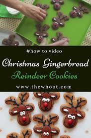 Where just following orders gets too extreme. How To Make The Sweetest Gingerbread Reindeer Cookies The Whoot Reindeer Cookies Gingerbread Reindeer Reindeer Gingerbread Cookies