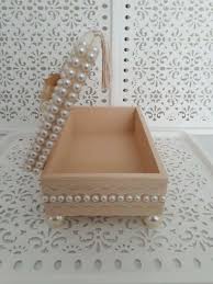 Caixa De Mdf Decorada Com Renda E Pérola Pin Em Caixa Com Renda