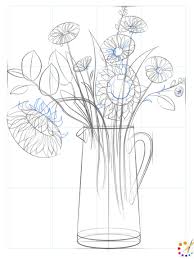 A bunch of flowers drawing easy. How To Draw Flower Step By Step For Kids Beginners