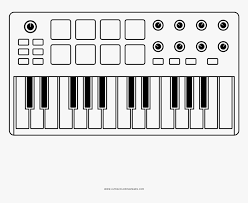 Pianimals is the most fun way for your child to learn to play the piano. Midi Controller Coloring Page Musical Keyboard Hd Png Download Transparent Png Image Pngitem