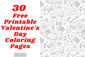 Keep your kids busy doing something fun and creative by printing out free coloring pages. 30 Valentine S Day Coloring Pages Free Printable For Kids Adults