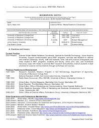 Mary Spiro Nih Style Cv 2009