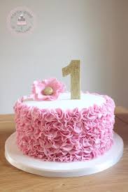 First Birthday Cake Images For Girls Pink Ruffles 1st Birthday Cake By Sara S House Of Cupcakes Pink Birthday Cakes Baby Girl Birthday Cake 1st Birthday Cake For Girls