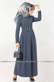 Modaselvim Ferace Bel Ve Manseti Nakisli Ferace Pd41323 Indigo Pakistani Fashion Hijab Fashion Fashion