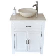 Choose from a wide selection of great styles and finishes. Bathroom Vanity Unit White Painted Cabinet Cream Marble Top Basin Ebay