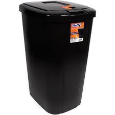 Walmart trash cans for ncaa usc trojans wastebasketcheap ncaa usc trojans wastebasket. Hefty Touch Lid 13 3 Gallon Trash Can Black Holds 13 3 Gallons And 50 Liters Walmart Com Walmart Com