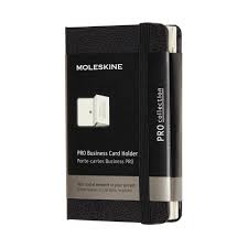 Business card holders are an essential part of doing business. Pro Business Card Holder Black Moleskine