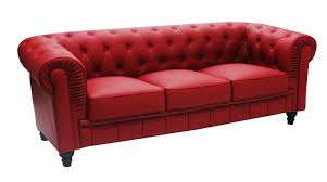 Velvet, leather, black, orange, white and more colors handmade modern chesterfield sofas. Benjamin Classical 3 Seater Pu Leather Sofa Maroon Furniture Home Decor Fortytwo