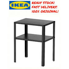 Dining furniture inspiration ikea malaysia ikea. Ready Stock Ikea Knarrevik Bedside Table Black 37x28 Cm Meja Ikea Meja Bilik Meja Kecil Shopee Malaysia