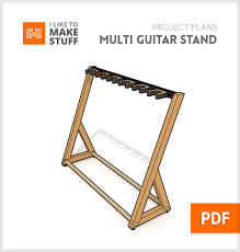 Do it yourself projects for guitarists. How To Make A Multi Guitar Stand I Like To Make Stuff