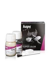 Dye With Primer For Natural And Synthetic Leather Shoes Kaps Super Colour And Preparer 70 Colours
