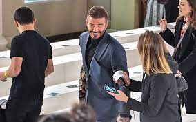 Updated 1721 gmt (0121 hkt) december 3, 2020. David Beckham Commits Cardinal Sin At London Fashion Week