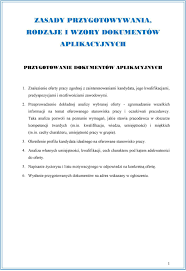 Imię i nazwisko, adres zamieszkania. Zasady Przygotowywania Rodzaje I Wzory Dokumentow Aplikacyjnych Pdf Darmowe Pobieranie