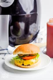 My favorite turkey burger recipe uses only 4 ingredients for delicious results and can be cooked in about 10 minutes using your air fryer! Can You Make Hamburgers In An Airfryer The Simple Parent