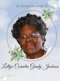 In Loving Memory of Lottye Jackson