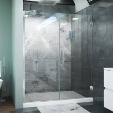 I had them replace a shower door that had been broken. Arizona Shower Door Scottsdale 60 X 72 Hinged Frameless Shower Door With Invisible Shield By Clean X Wayfair