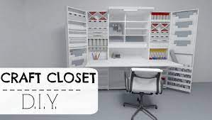 Diy Scrapbox Craft Closet Pocfazendoarte Ep 50 Youtube Craft Storage Cabinets Diy Furniture Plans Diy Furniture