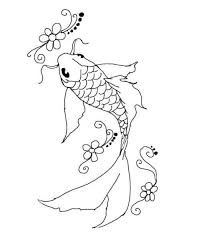 Koi Fish Tattoo Stencil Koi Fish Drawing Koi Fish Designs Fish Drawings