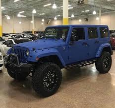 Black And Blue Wheels For Jeep Wrangler Blue On Black Wrangler Jeep Wheels Jeep Jeep Cars