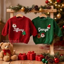 Vintage Boy Christmas Sweater