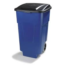 Perfect for office, workshop, and garage storage solutions and storage bins are ideal for anywhere you need to stack smart and save space. Carlisle 34505014 50 Gal Multiple Materials Recycle Bin Indoor Wheels