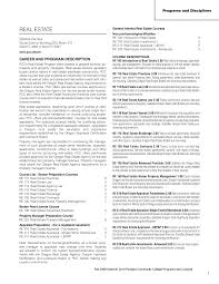 Other companies seek out candidates with vocational real estate training or a real estate license. Career And Program Description Lecture Notes Re 110 Docsity