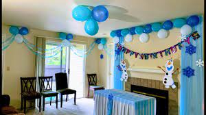 Use these party supplies when decorating for birthdays or special occasions like graduations, bat mitzvahs, and anniversaries. Disney Frozen Theme Party Decoration Ideas Elsa Birthday Decorations Youtube