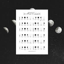 Through the calculation of moon phases and the age of the woman, the calendar is supposed to be able to chart gender. Moon Phase Guide Free Printable Calendar 2021 Starry Eyed Astrology