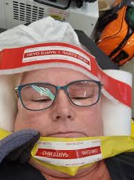 Update: it was a HGV truck apparently ….driver got out ok 🙏