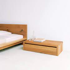 Black with peacocks and coy. Emil Bedside Table By E15 Furniture Low Bedside Table Furniture Side Table Wood