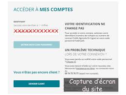 Credit agricole charente maritime deux sevres : Cacmds Mes Comptes Acces A Mon Espace Et A Mes Releves De Compte