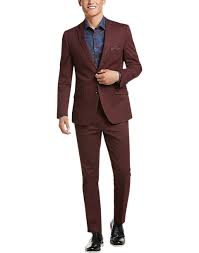 How should a men's dress shirt fit? Paisley Gray Slim Fit Suit Separates Coat Burgundy Men S Suits Men S Wearhouse