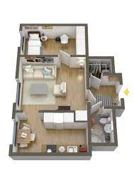 40 More 1 Bedroom Home Floor Plans House Floor Plans Small House Design Small House Plans
