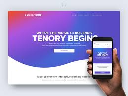 Tenory Landing Page Mobile Mockup Mobile Mockup Landing Page Free Mockup Logo