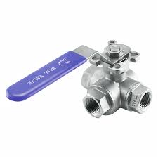 3way is a leading company in the field of 3d technologies. Stainless Steel 3 Way Ball Valve 1 2 Fpt L Type Design